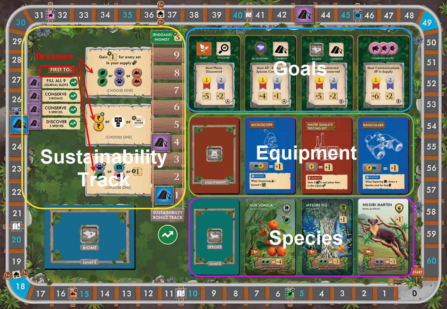  Biomes Of Nilgiris Board Game Arena